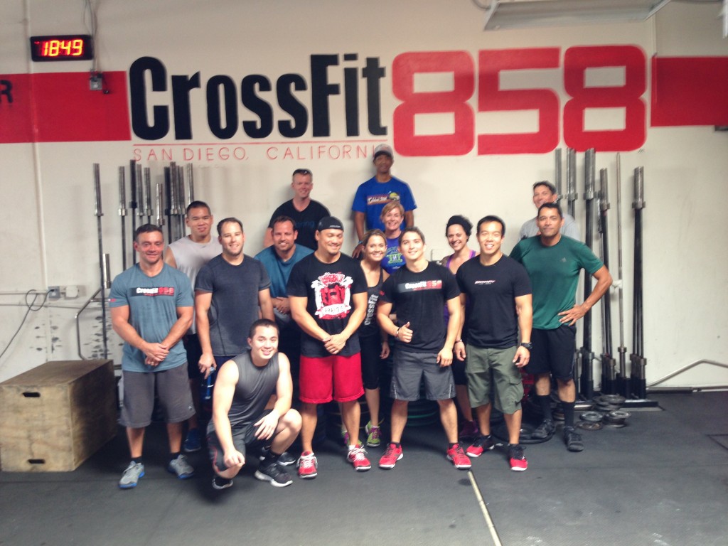 Esteban's last wod at CrossFit 858